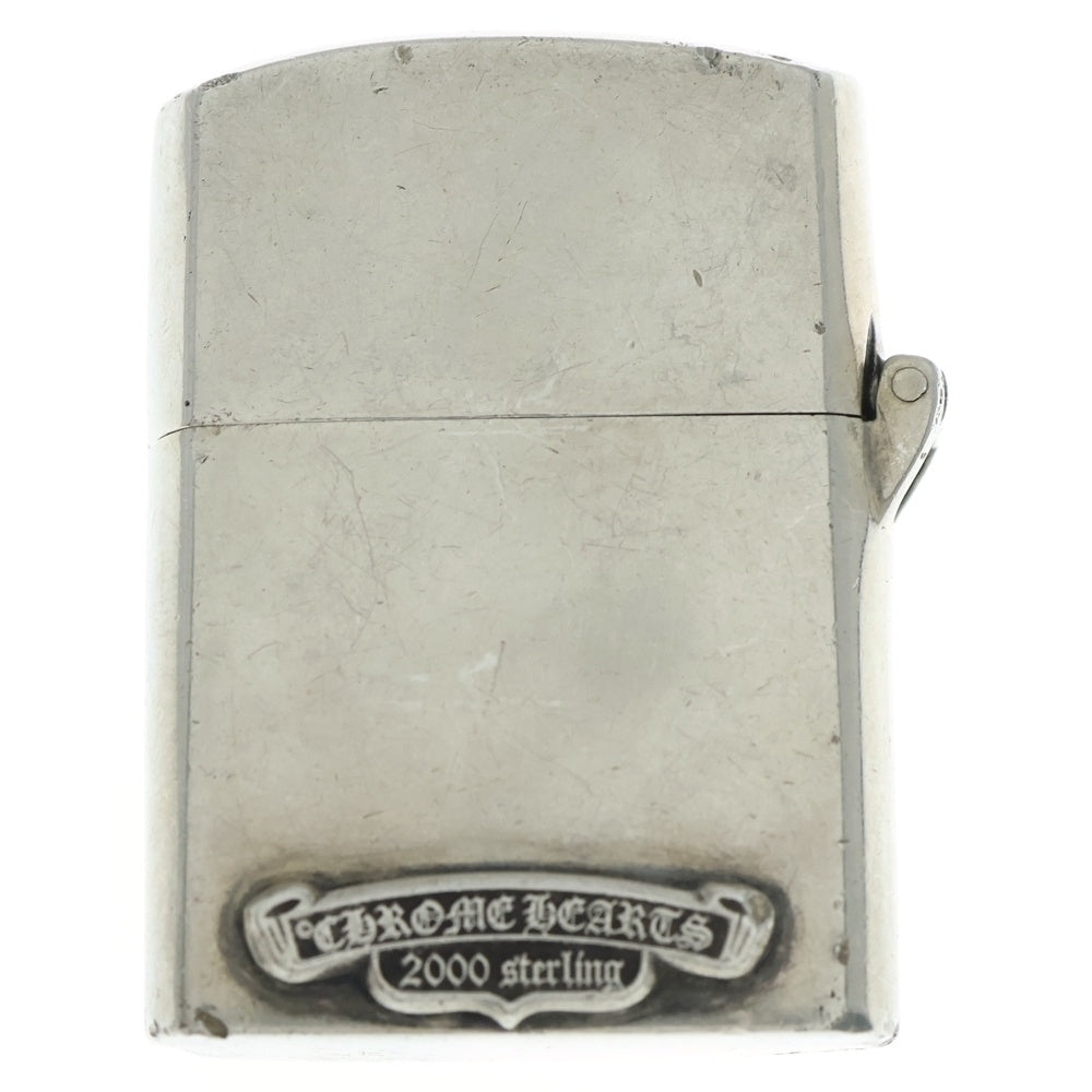 CHROME HEARTS(クロムハーツ) ZIPPO LIGHTERZ-V4 LA限定スモールCHクロスジッポライター シルバー
