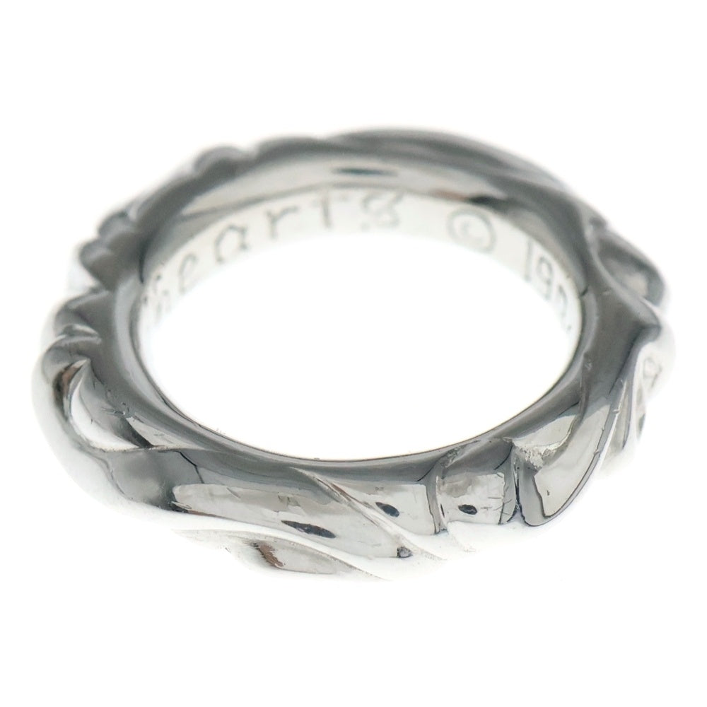 CHROME HEARTS(クロムハーツ) 18KWG SCRL BAND スクロールバンド ホワイトゴールドリング レディース