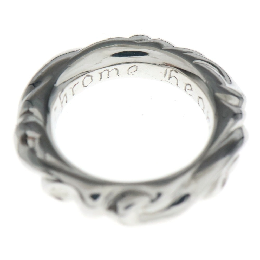 CHROME HEARTS(クロムハーツ) 18KWG SCRL BAND スクロールバンド ホワイトゴールドリング レディース