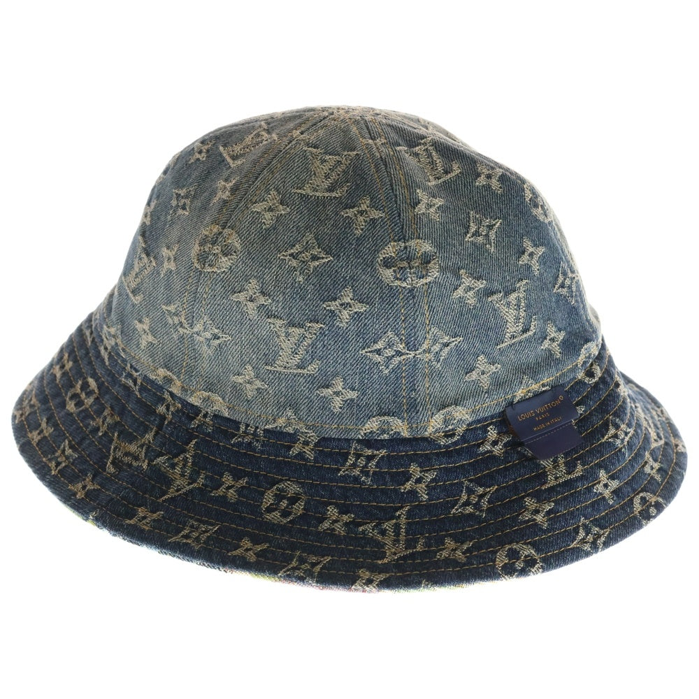 LOUIS VUITTON(ルイヴィトン) シャポー・モノグラム バケットハット リバーシブル インディゴ MP3413