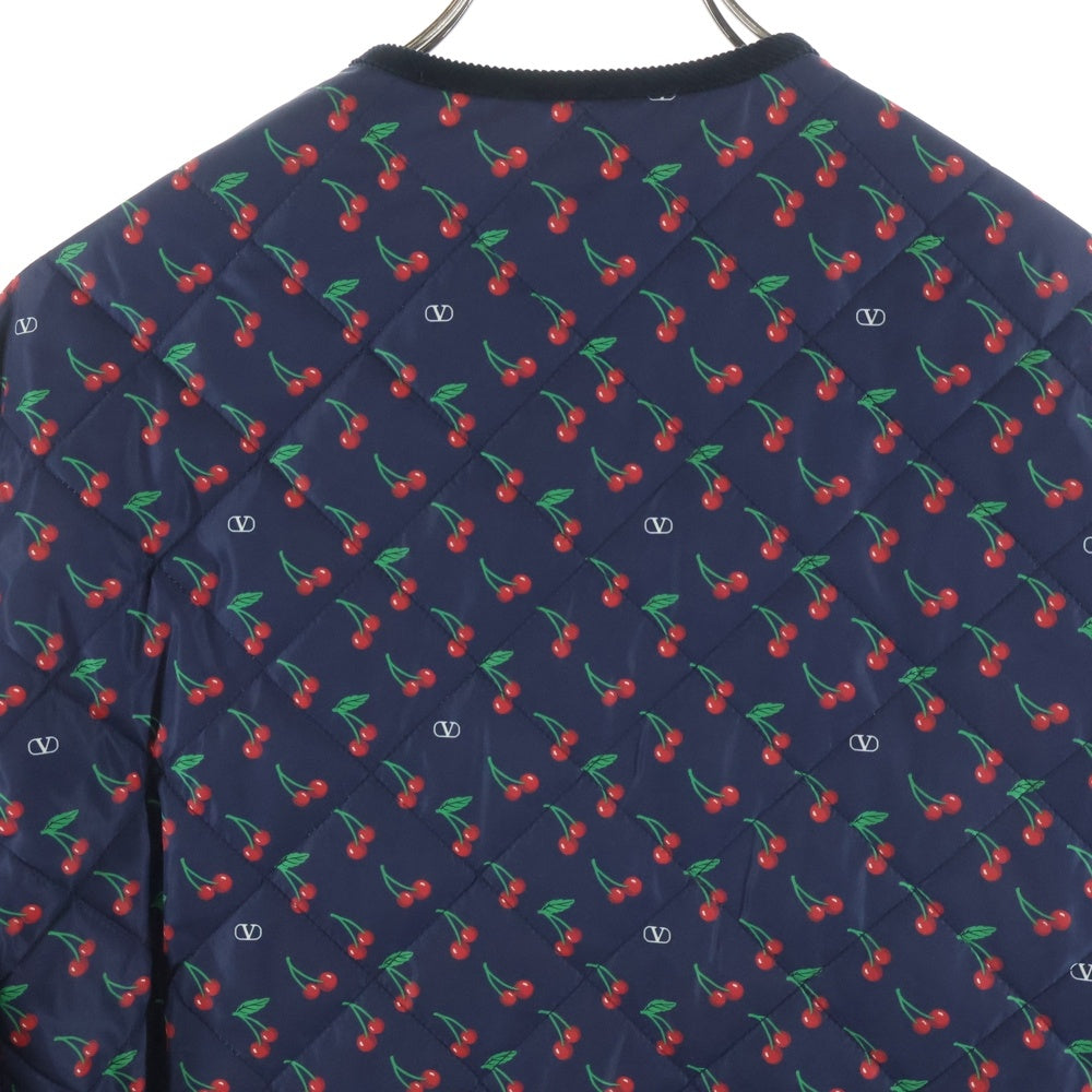 VALENTINO(ヴァレンティノ) Cherry Pick Print Jacket 7V3CJK96AWN チェリーピック プリントジャケット ネイビー