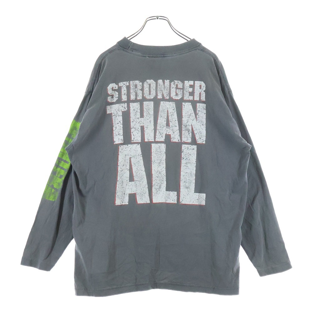 VINTAGE(ヴィンテージ) 90S PANTERA COWBOYS FROM HELL LS TEE パンテラ 長袖カットソー 長袖Tシャツ グレー