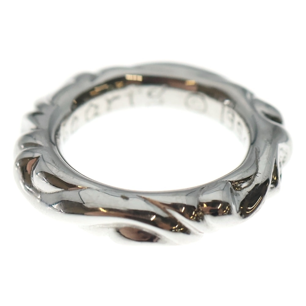 CHROME HEARTS(クロムハーツ) 18KWG SCRL BAND スクロールバンド ホワイトゴールドリング