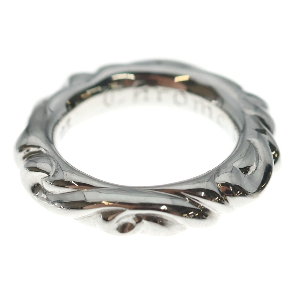 CHROME HEARTS(クロムハーツ) 18KWG SCRL BAND スクロールバンド ホワイトゴールドリング
