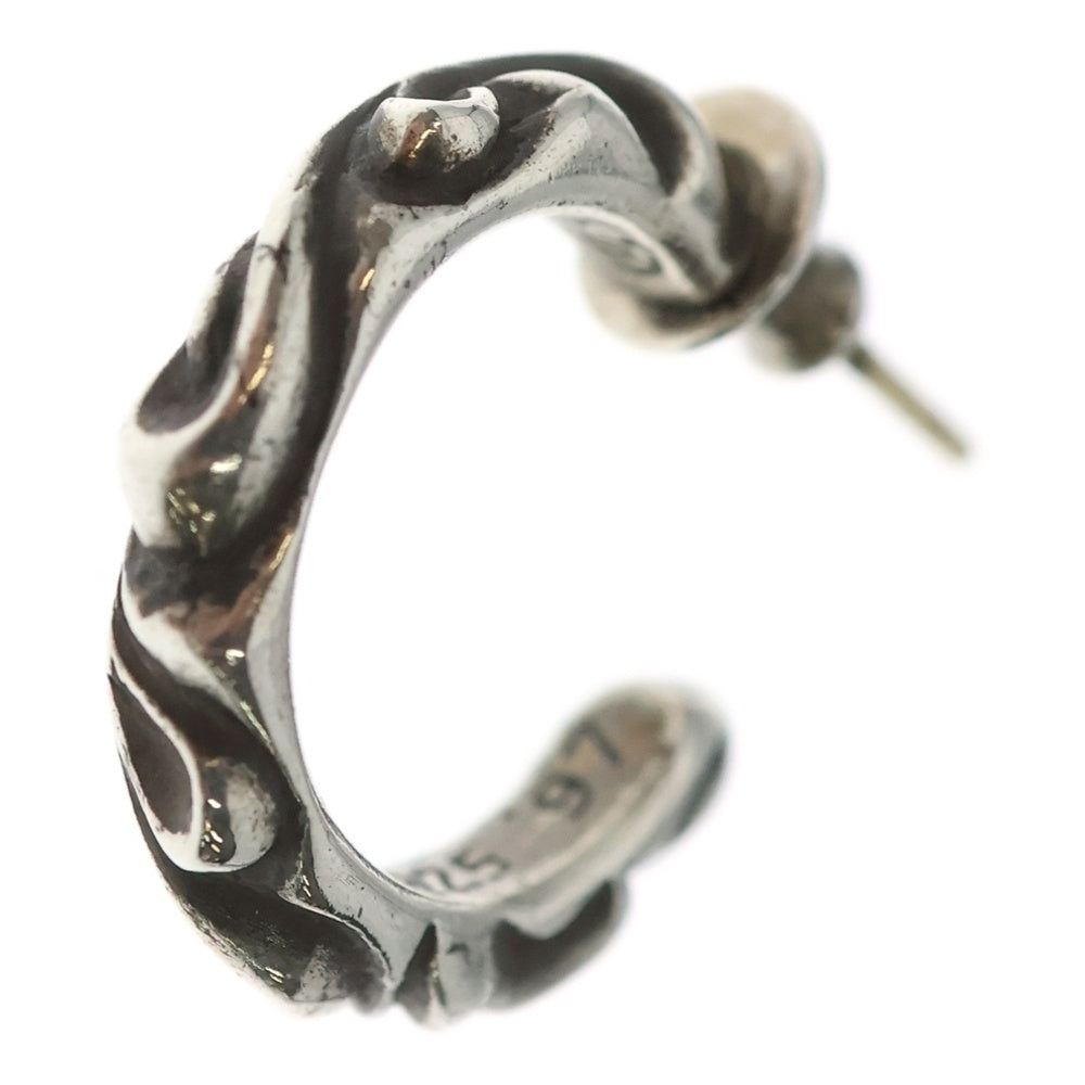 CHROME HEARTS(クロムハーツ) HOOP SCROOL スクロール フープピアス シルバー BCA102