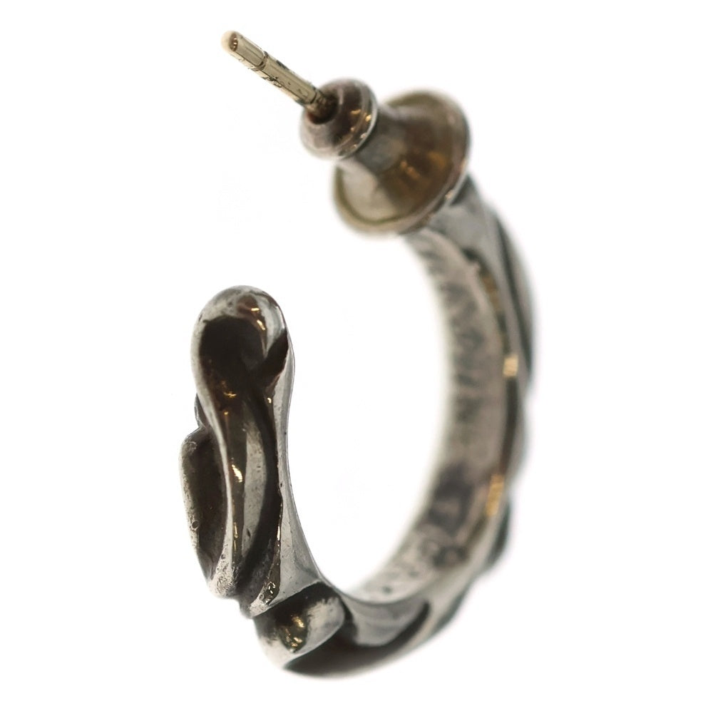 CHROME HEARTS(クロムハーツ) HOOP SCROOL スクロール フープピアス シルバー BCA102