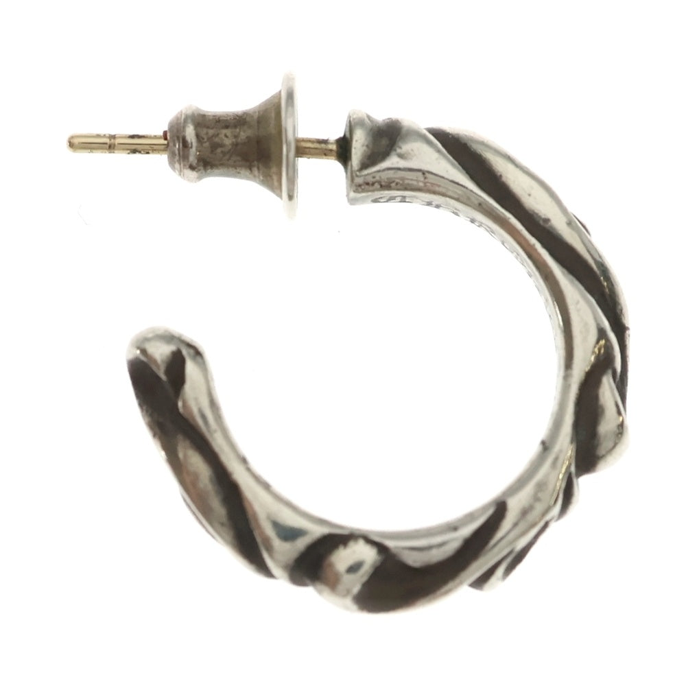 CHROME HEARTS(クロムハーツ) HOOP SCROOL スクロール フープピアス シルバー BCA102