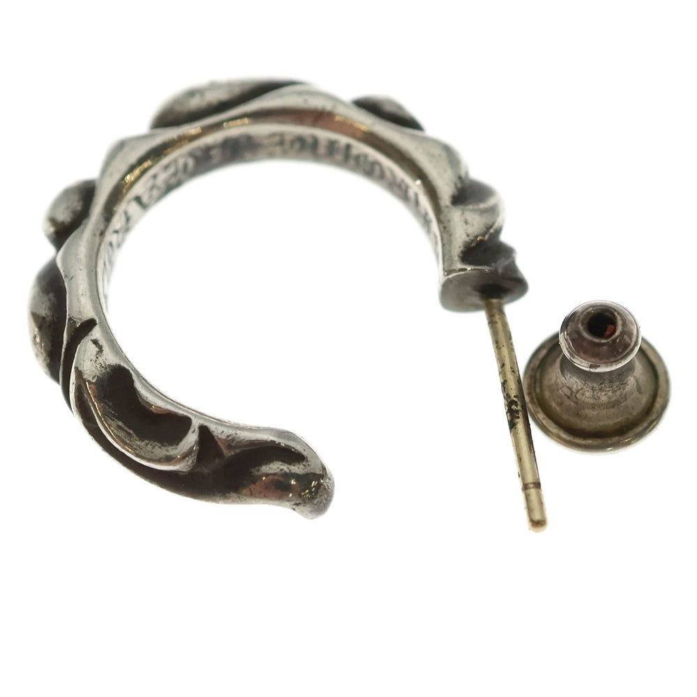 CHROME HEARTS(クロムハーツ) HOOP SCROOL スクロール フープピアス シルバー BCA102