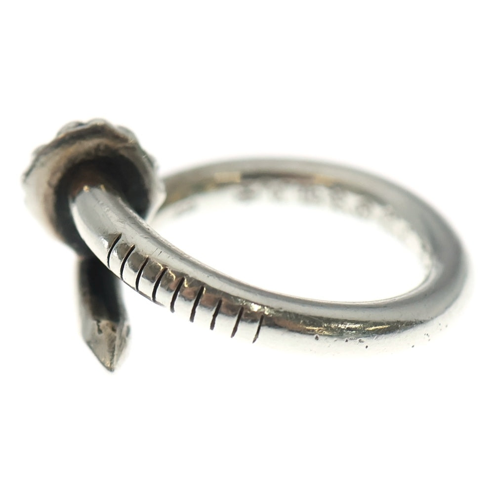 CHROME HEARTS(クロムハーツ) NAIL CRSBALL ネイル クロスボール リング シルバー BCA349