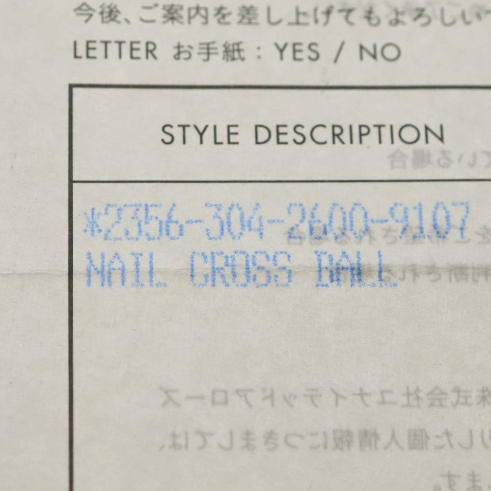 CHROME HEARTS(クロムハーツ) NAIL CRSBALL ネイル クロスボール リング シルバー BCA349