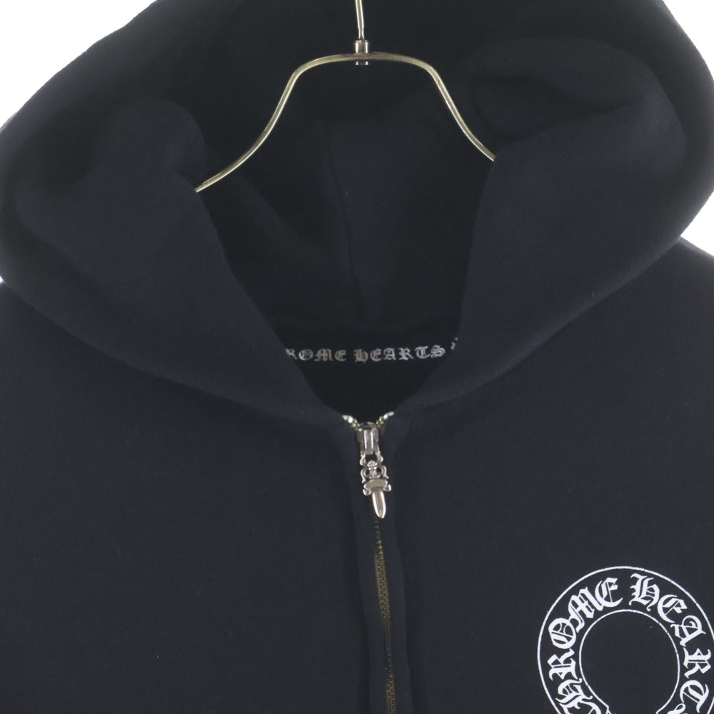 CHROME HEARTS(クロムハーツ) SWTSHRT HD ZIP ダガージップ バック