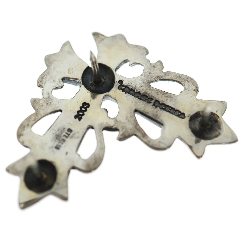 CHROME HEARTS(クロムハーツ) スティック ピン ラージ フローラルクロスコーナー シルバー
