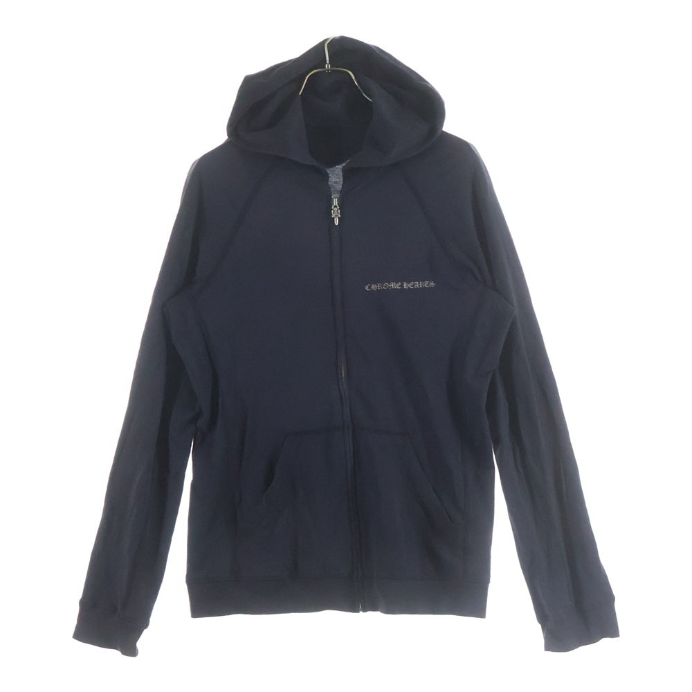 CHROME HEARTS(クロムハーツ) OLD CH PLUS オールド CHプラスプリント ダガージップアップフーディーパーカー ブラック