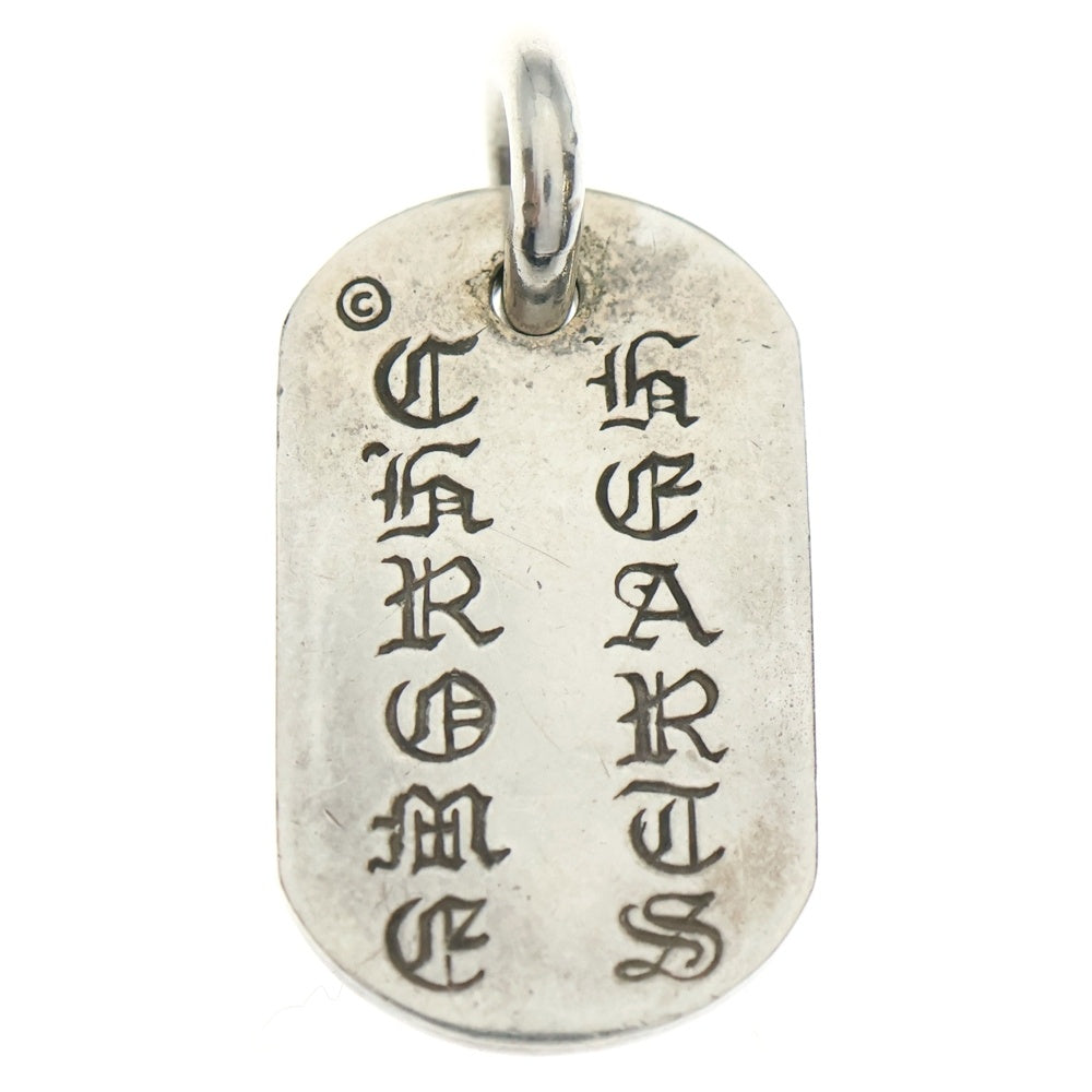 CHROME HEARTS(クロムハーツ) RAISED DOGTAG レイズドドッグタグ ネックレストップ シルバー