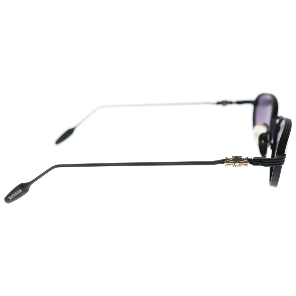 CHROME HEARTS(クロムハーツ) CLITORIAL CHクロステンプルサングラス グリーン アイウェア 眼鏡 メガネ ブラック 53□22ー143