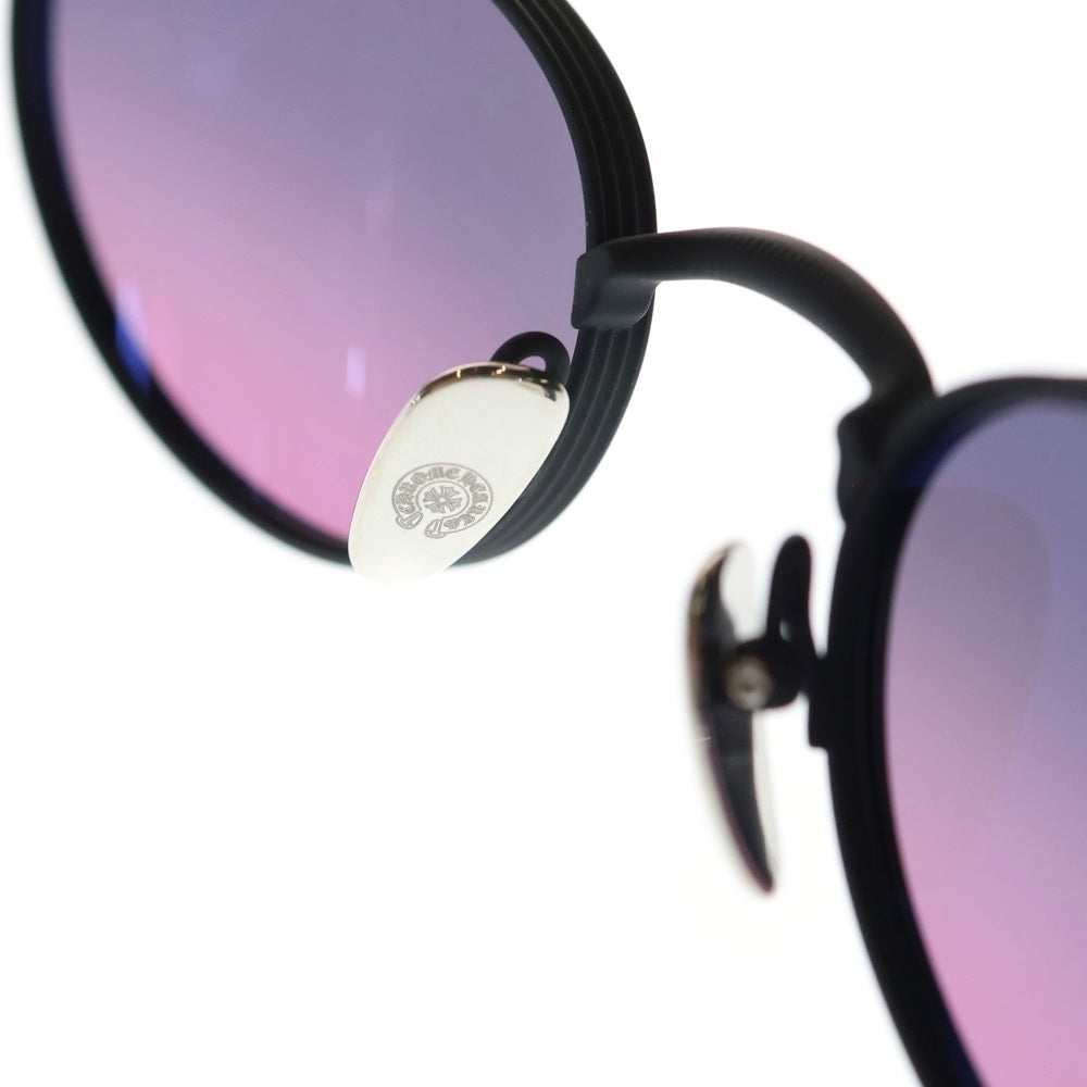 CHROME HEARTS(クロムハーツ) CLITORIAL CHクロステンプルサングラス グリーン アイウェア 眼鏡 メガネ ブラック 53□22ー143