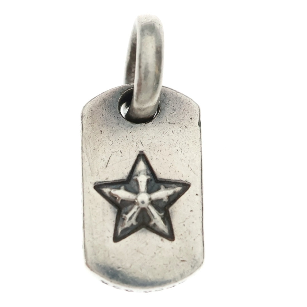 CHROME HEARTS(クロムハーツ) D T TNY STAR タイニードッグタグスター チャーム ネックレストップ シルバー