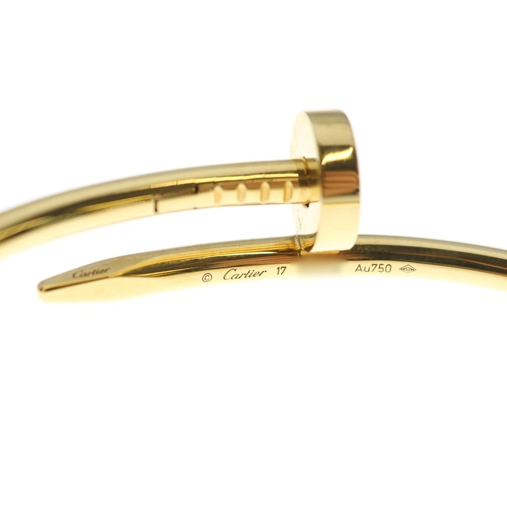 Cartier(カルティエ) K18YG JUSTE UN CLOU BRACELET ジュストアンクル ブレスレット イエローゴールド レディース