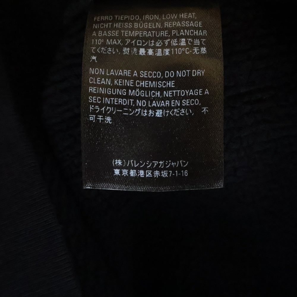 BALENCIAGA(バレンシアガ) 19SS SPEED HUNTERS ZIP UP HOODIE スピードハンターズジップアップフーディ パーカー ブラック 559100 TDV38