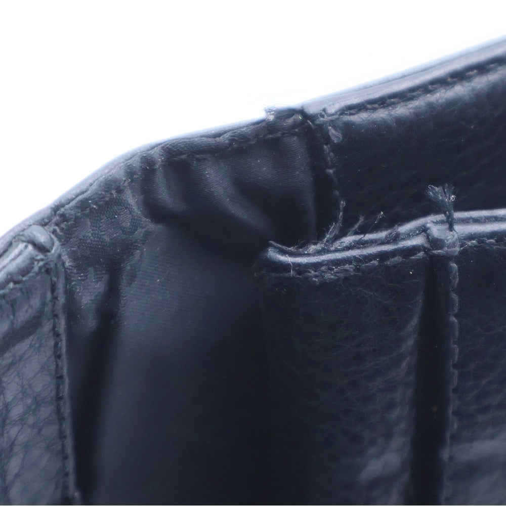 CHROME HEARTS(クロムハーツ) WAVE ウェーブ レザーウォレット 財布 ブラックBCA375