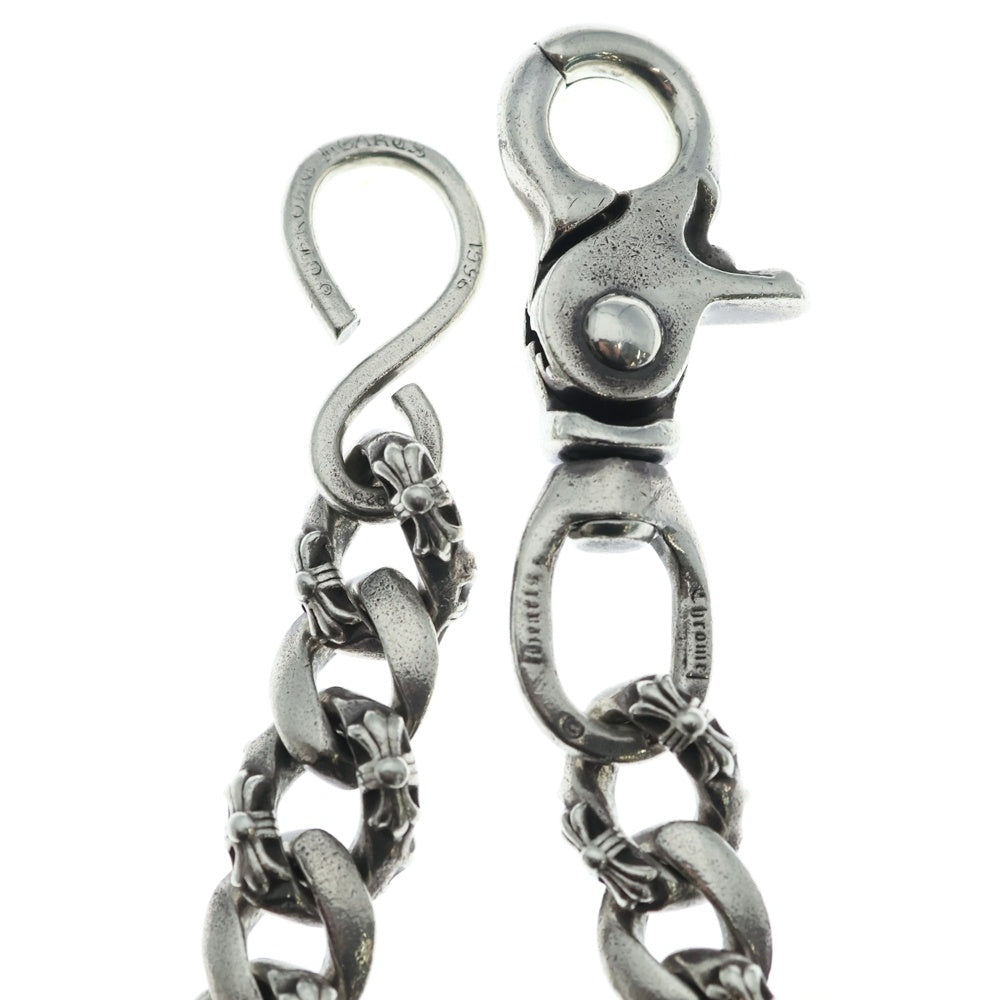 CHROME HEARTS(クロムハーツ) FANCY LONG-S/1クリップロングファンシー ウォレットチェーン シルバー BCA074