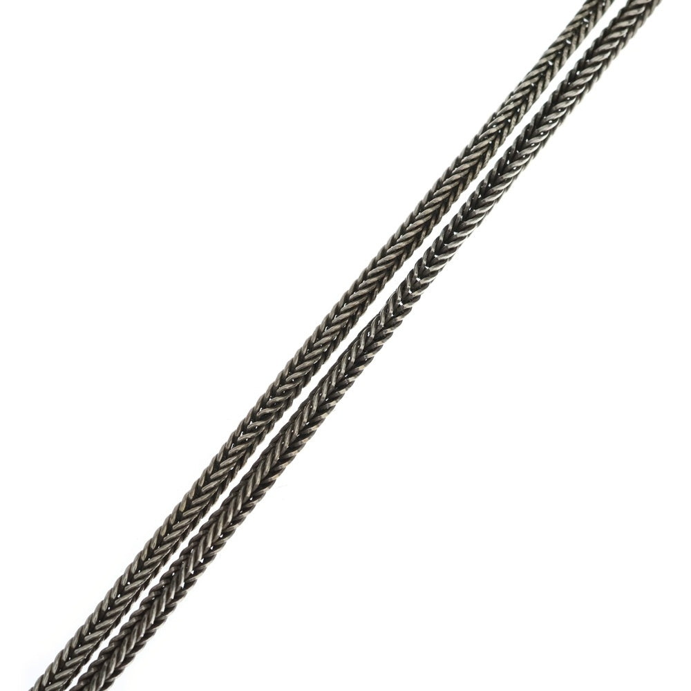 ZOCALO(ソカロ) イーグルモチーフ ヘリンボーンネックレス シルバー チェーン 50cm