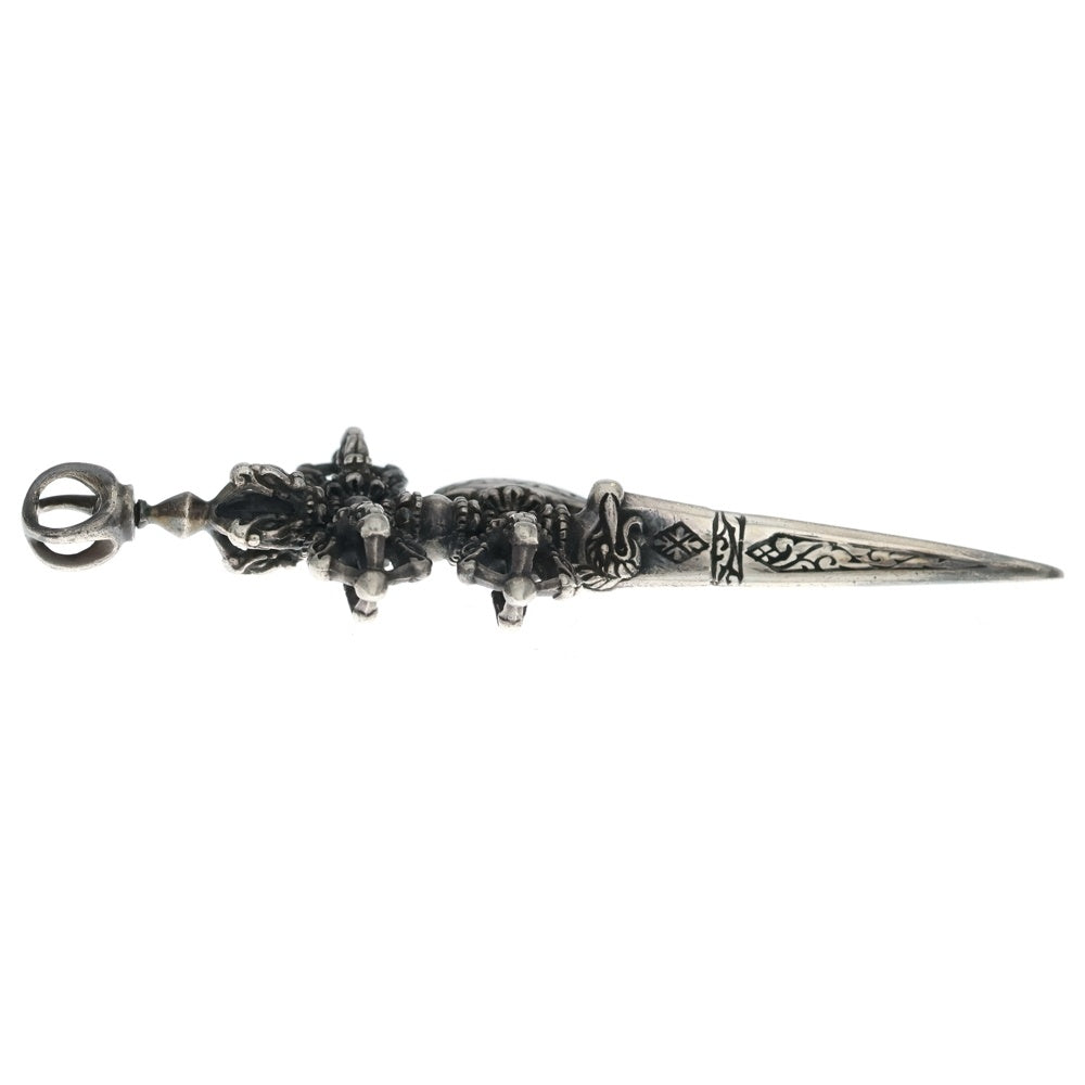 ZOCALO(ソカロ) Bird Double Dorje Kartika Dagger ダブルバード カルティカダガードージェ ネックレストップ シルバー