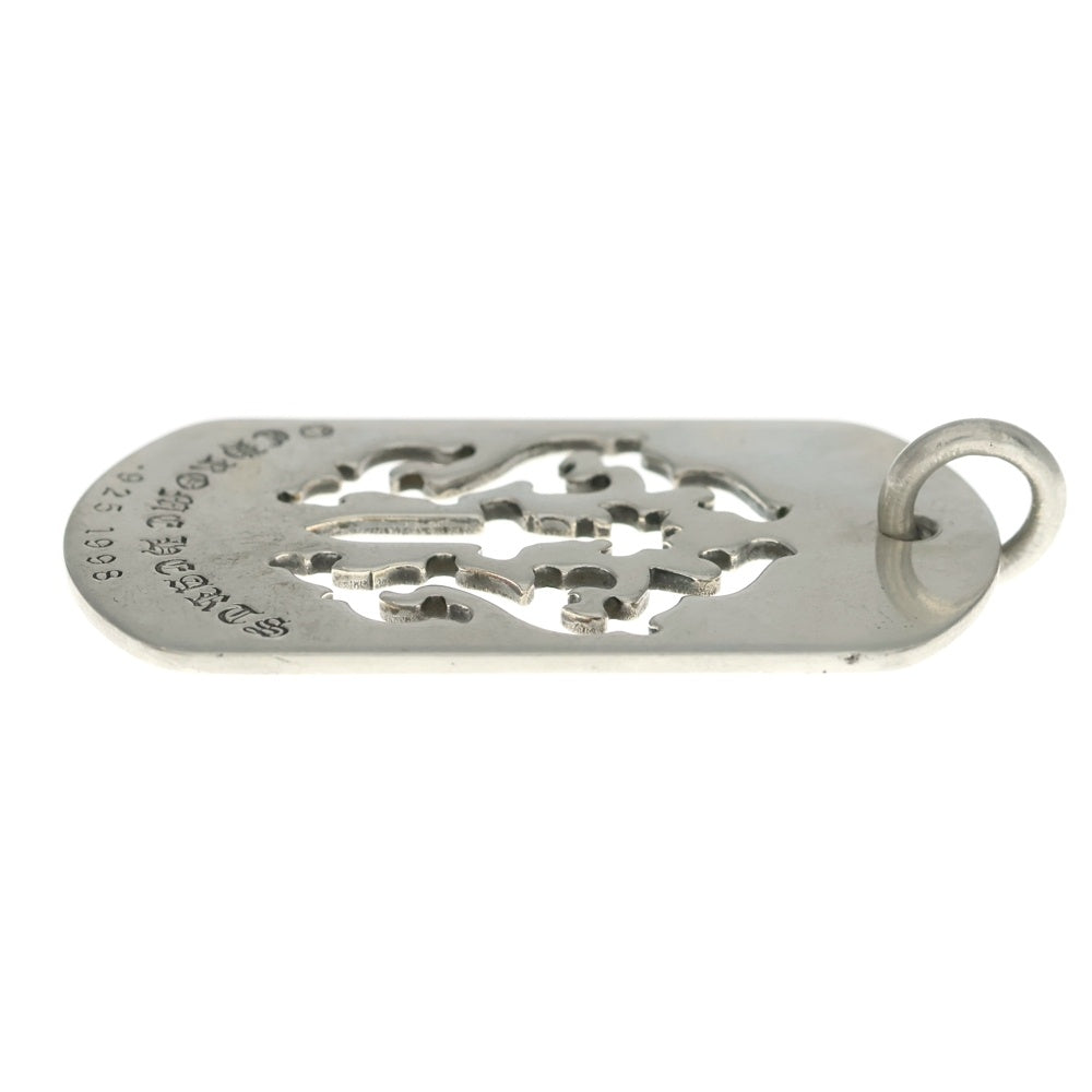 CHROME HEARTS(クロムハーツ) D TAG LRG DAGGER ダガーカットアウトドッグタグ ラージドッグタグネックレストップ