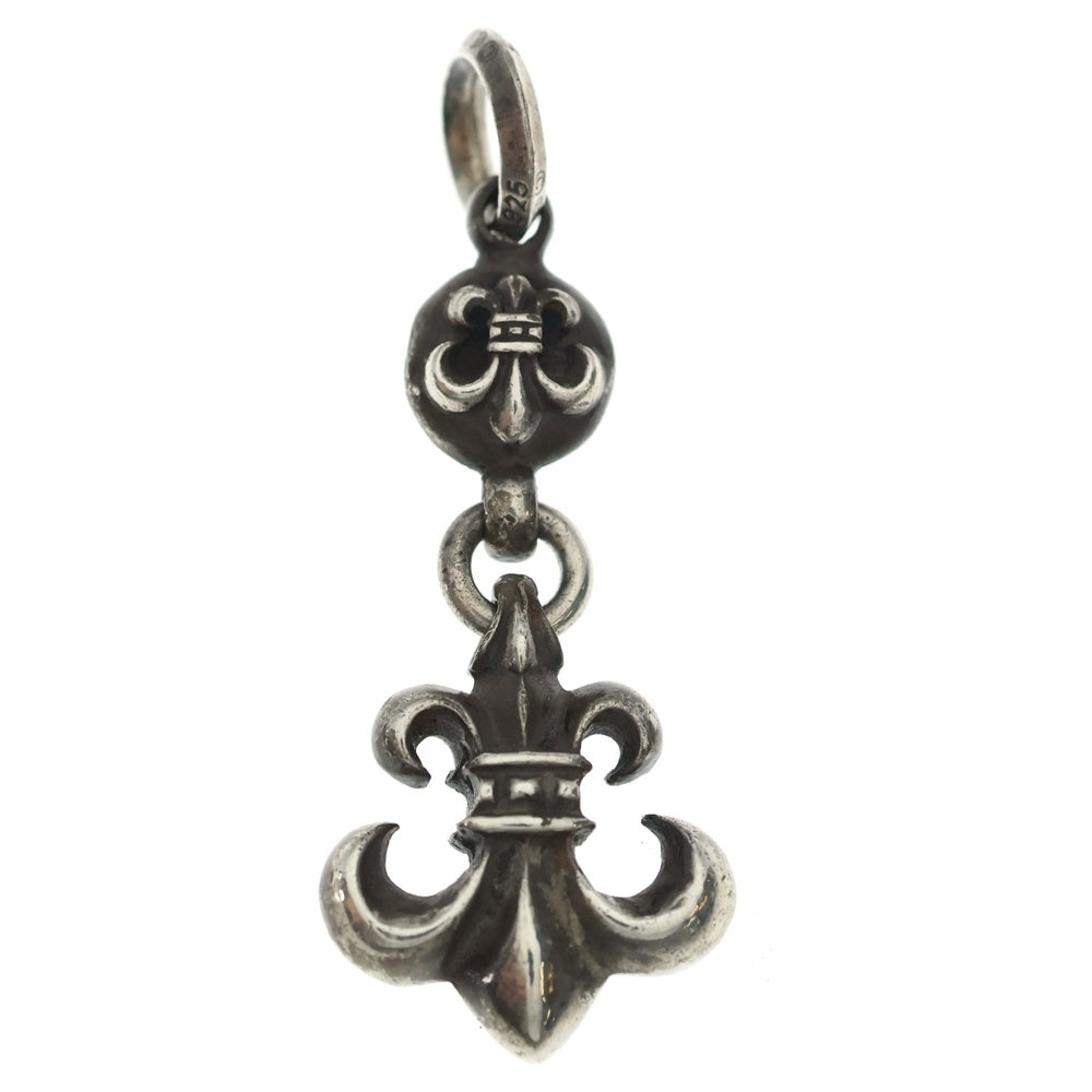 CHROME HEARTS(クロムハーツ) 1BALL BS FLEUR 1ボールBSフレアチャーム チャーム シルバーネックレストップ