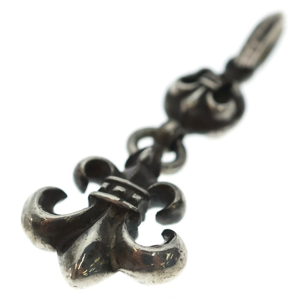 CHROME HEARTS(クロムハーツ) 1BALL BS FLEUR 1ボールBSフレアチャーム チャーム シルバーネックレストップ