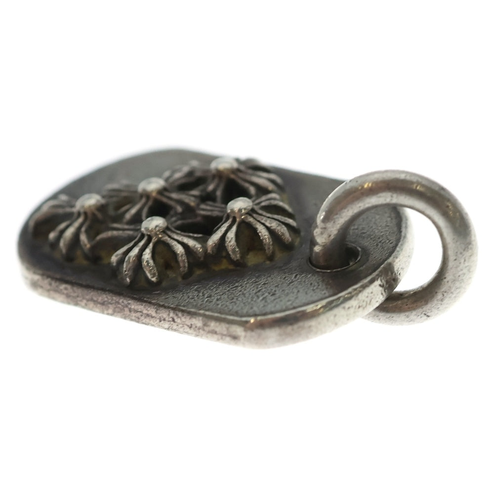 CHROME HEARTS(クロムハーツ) RAISED DOGTAG レイズドドッグタグ チャーム シルバーネックレストップ レディース