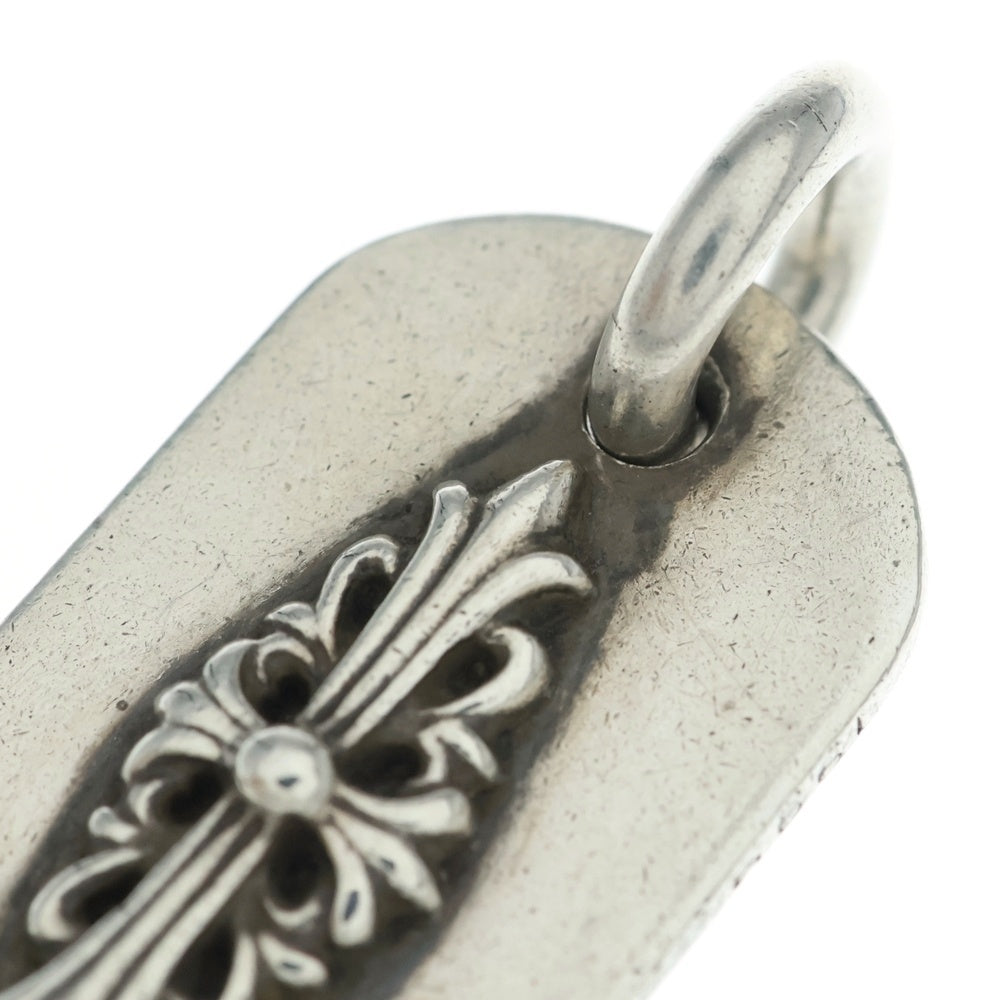 CHROME HEARTS(クロムハーツ) RAISED DOGTAG レイズドドッグタグ チャーム シルバーネックレストップ
