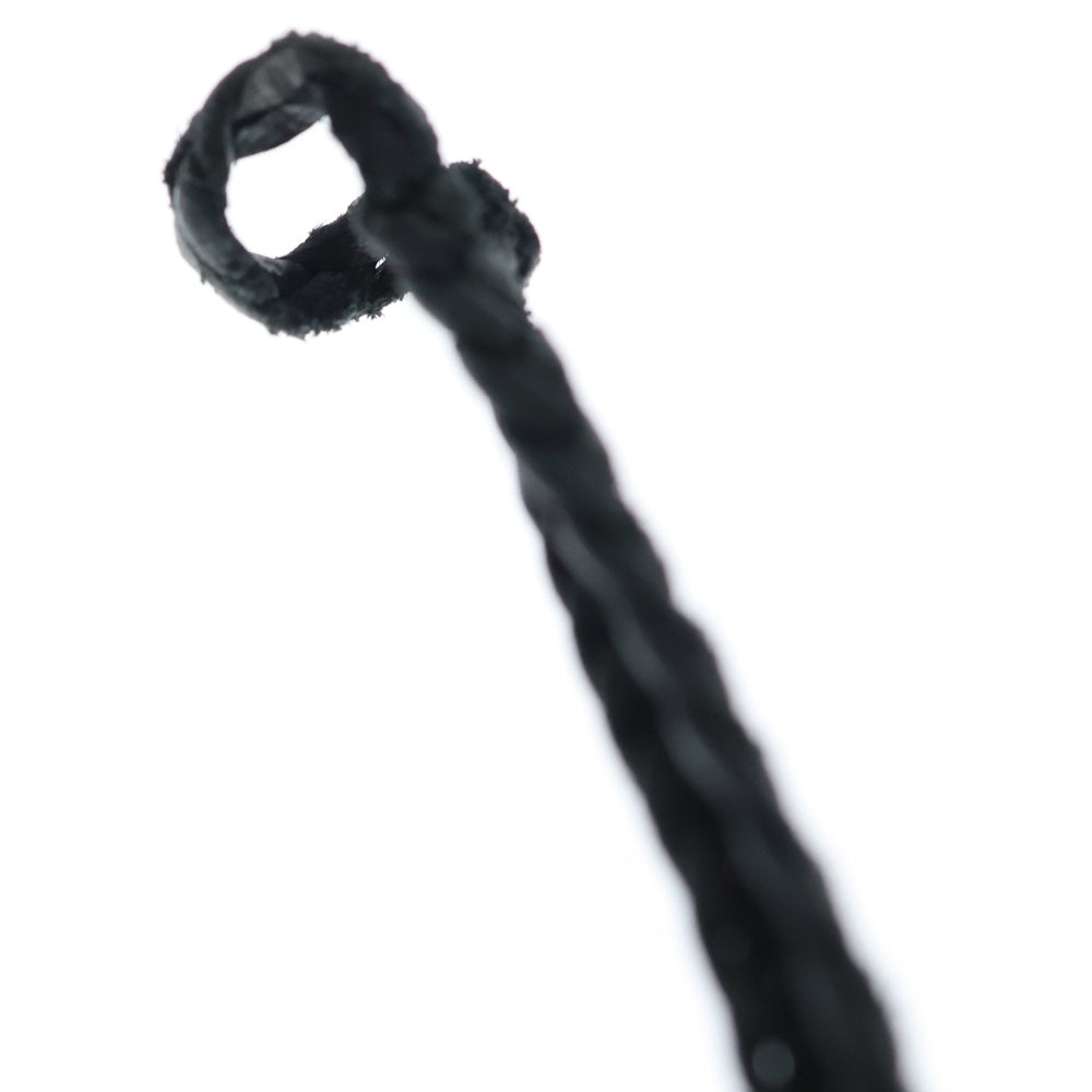 CHROME HEARTS(クロムハーツ) LEATHER BRAID スクロールレザーブレード シルバーネックレス