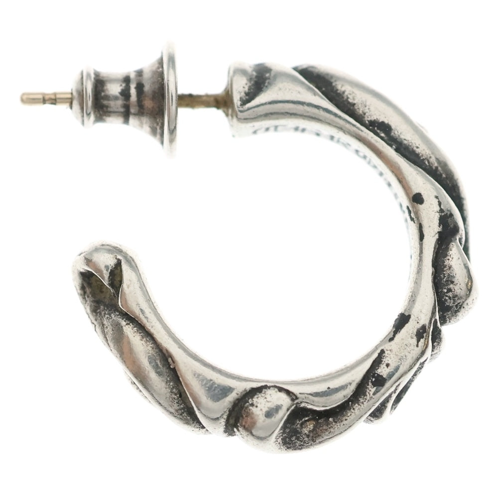 CHROME HEARTS(クロムハーツ) HOOP SCROOL スクロール フープピアス シルバー BCA102