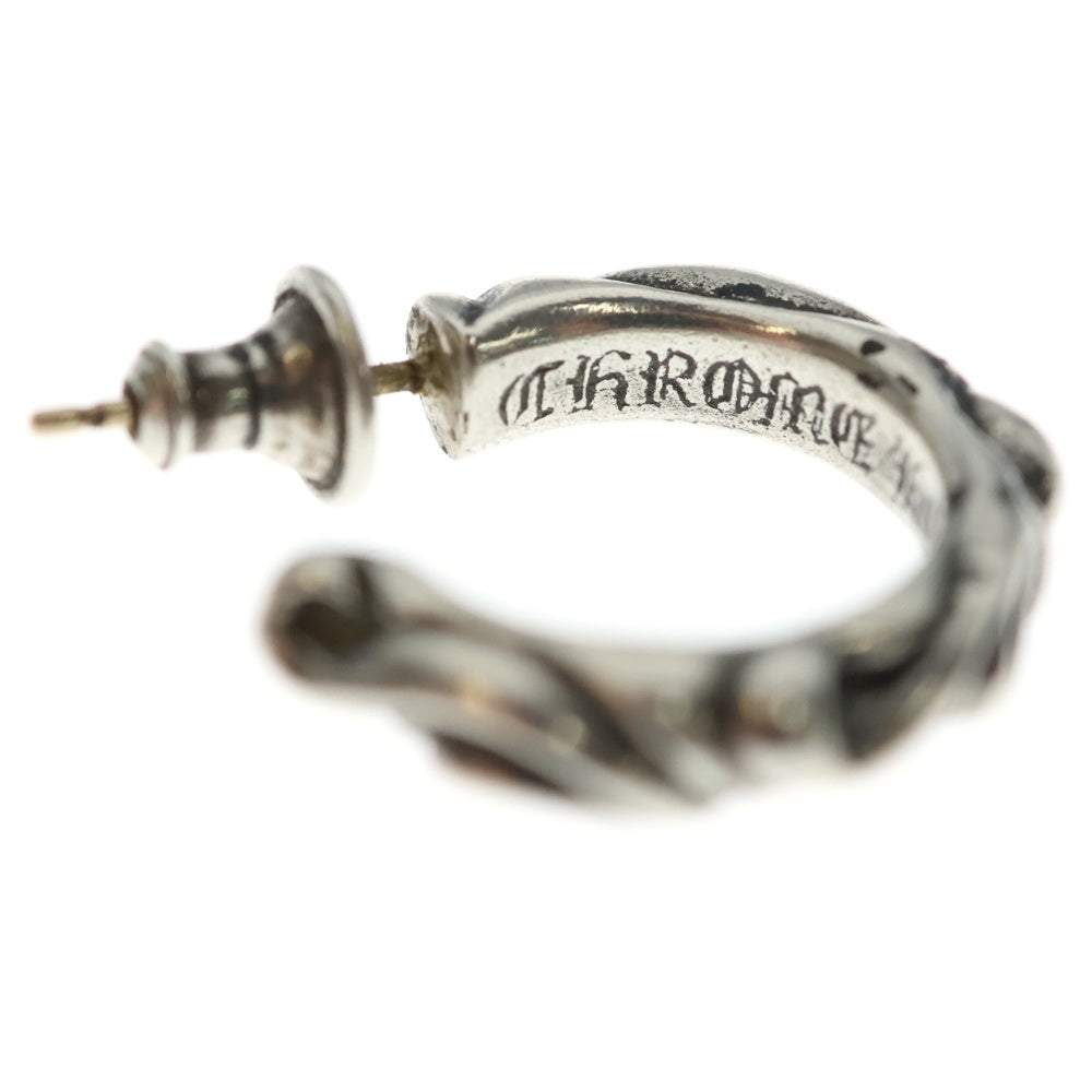 CHROME HEARTS(クロムハーツ) HOOP SCROOL スクロール フープピアス シルバー BCA102