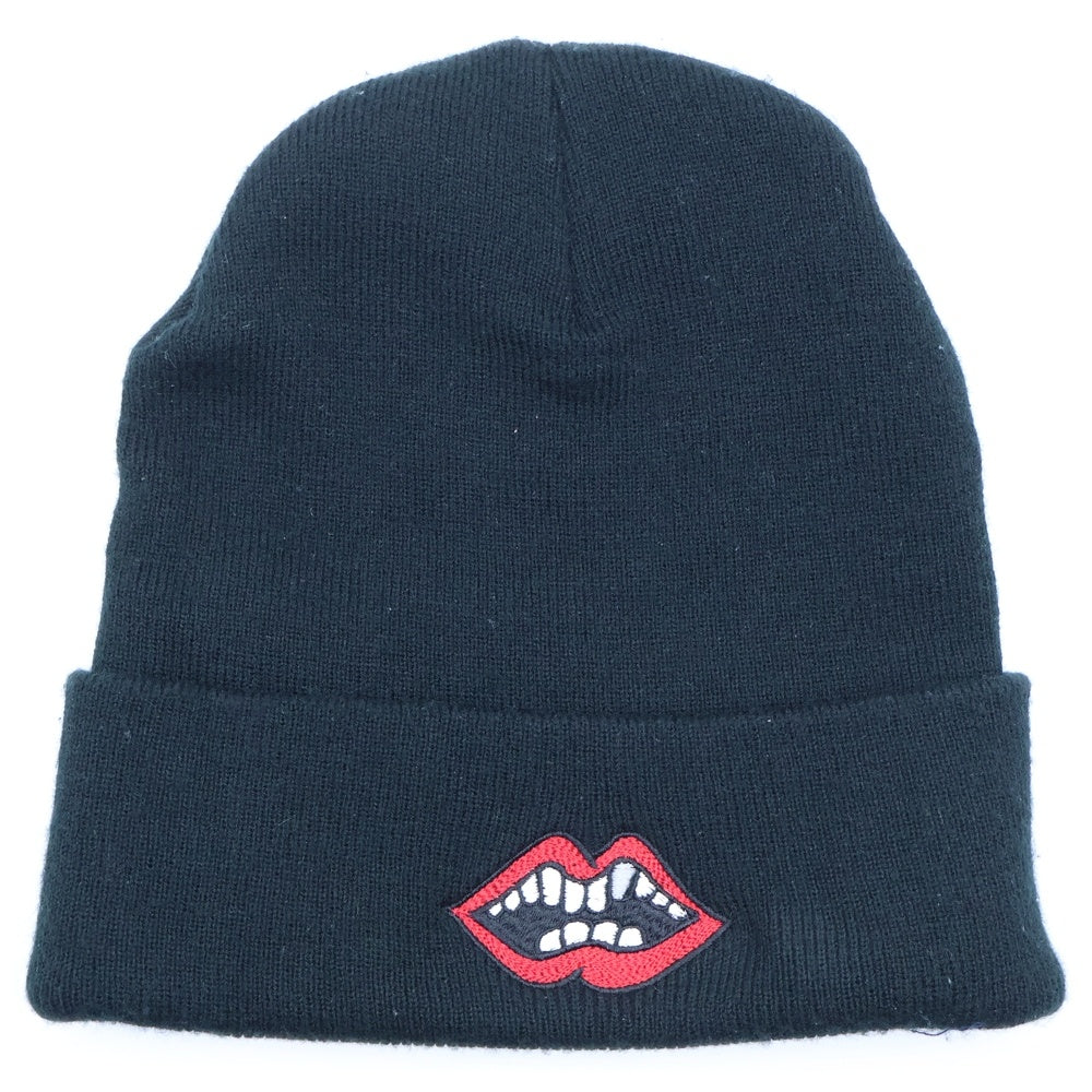 CHROME HEARTS クロムハーツ ×MATTY BOY PPO WOOL WATCH CAP マッティボーイ チョンパー刺繍ニットキャップ ビーニー ニット帽 ブラック CHROME HEARTS(クロムハーツ) ×MATTY BOY PPO WATCH CAP マッティ