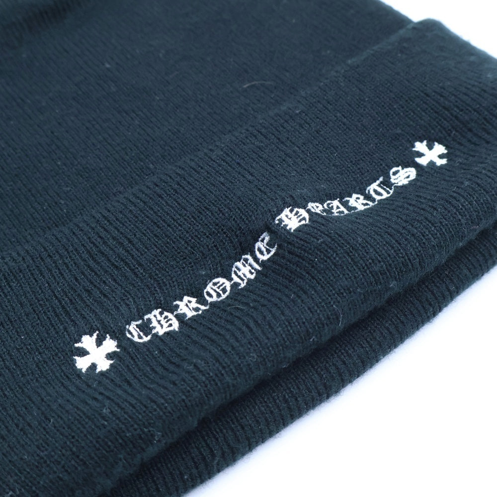CHROME HEARTS(クロムハーツ) ×MATTY BOY PPO WATCH CAP マッティボーイ チョンパー刺繍ニットキャップ ビーニー ニット帽 ブラック