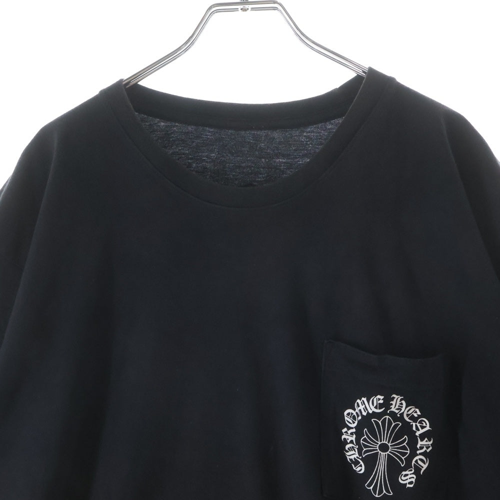 CHROME HEARTS(クロムハーツ) Tonal Celtic Cross Horseshoe Tee バックホースシュー 半袖Tシャツ カットソー ブラック