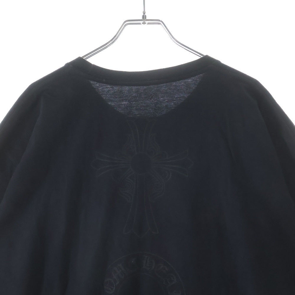 CHROME HEARTS(クロムハーツ) Tonal Celtic Cross Horseshoe Tee バックホースシュー 半袖Tシャツ カットソー ブラック