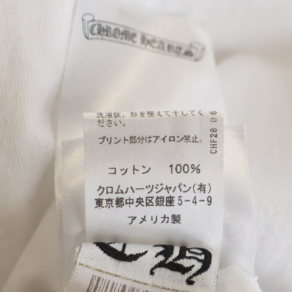 CHROME HEARTS(クロムハーツ) MULTI COLOR HORSE SHOE マルチカラーホースシュー 長袖Tシャツ カットソー ホワイト