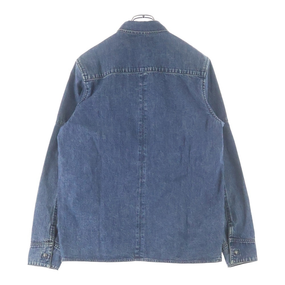 CHROME HEARTS(クロムハーツ) LAST BITE クロスボールボタンデニム長袖シャツ インディゴ