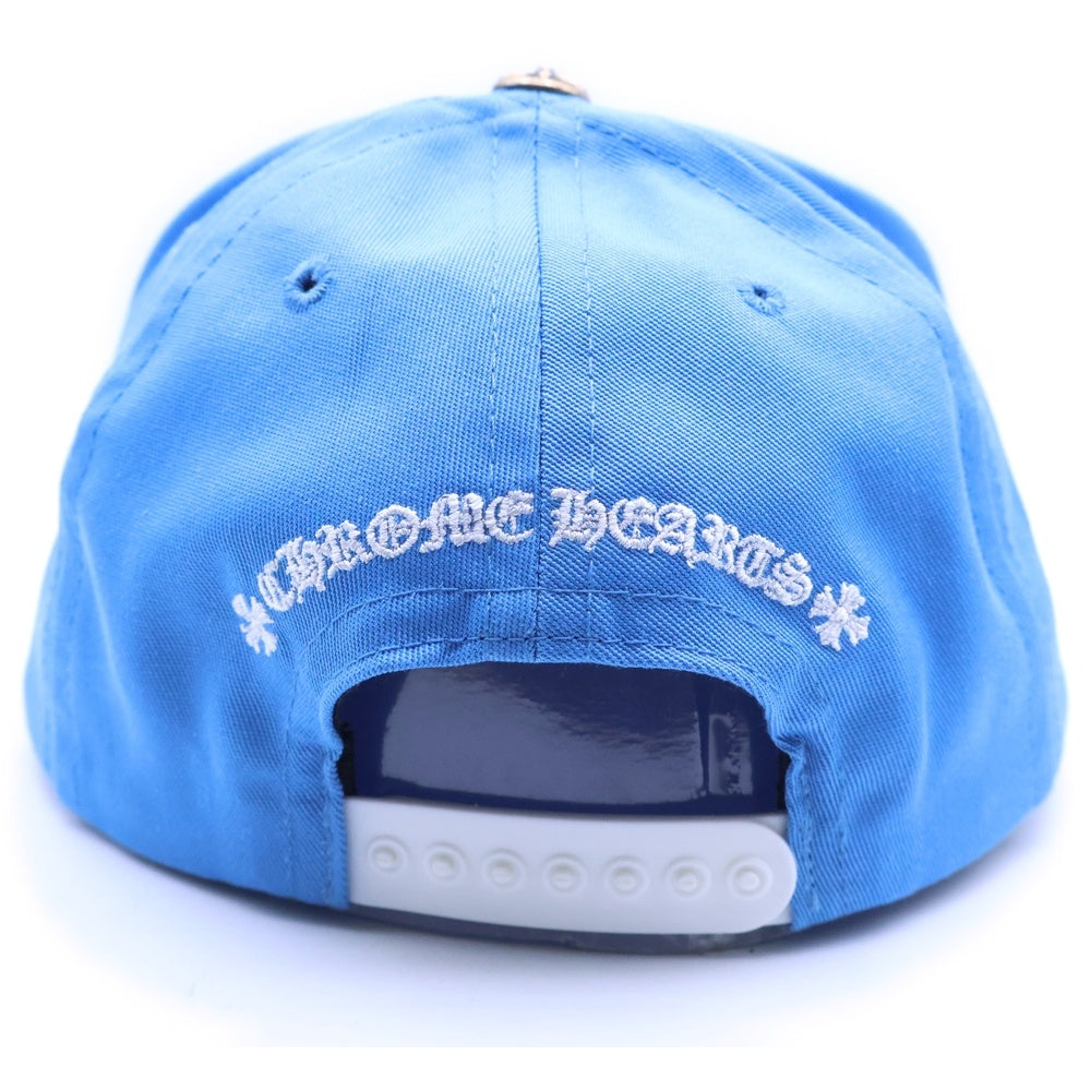 CHROME HEARTS(クロムハーツ) CH HAT CH刺繍ベースボール帽子 ブルー