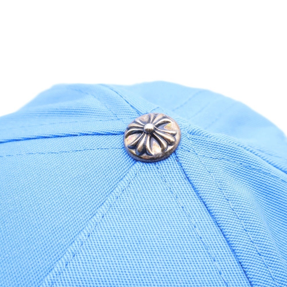 CHROME HEARTS(クロムハーツ) CH HAT CH刺繍ベースボール帽子 ブルー