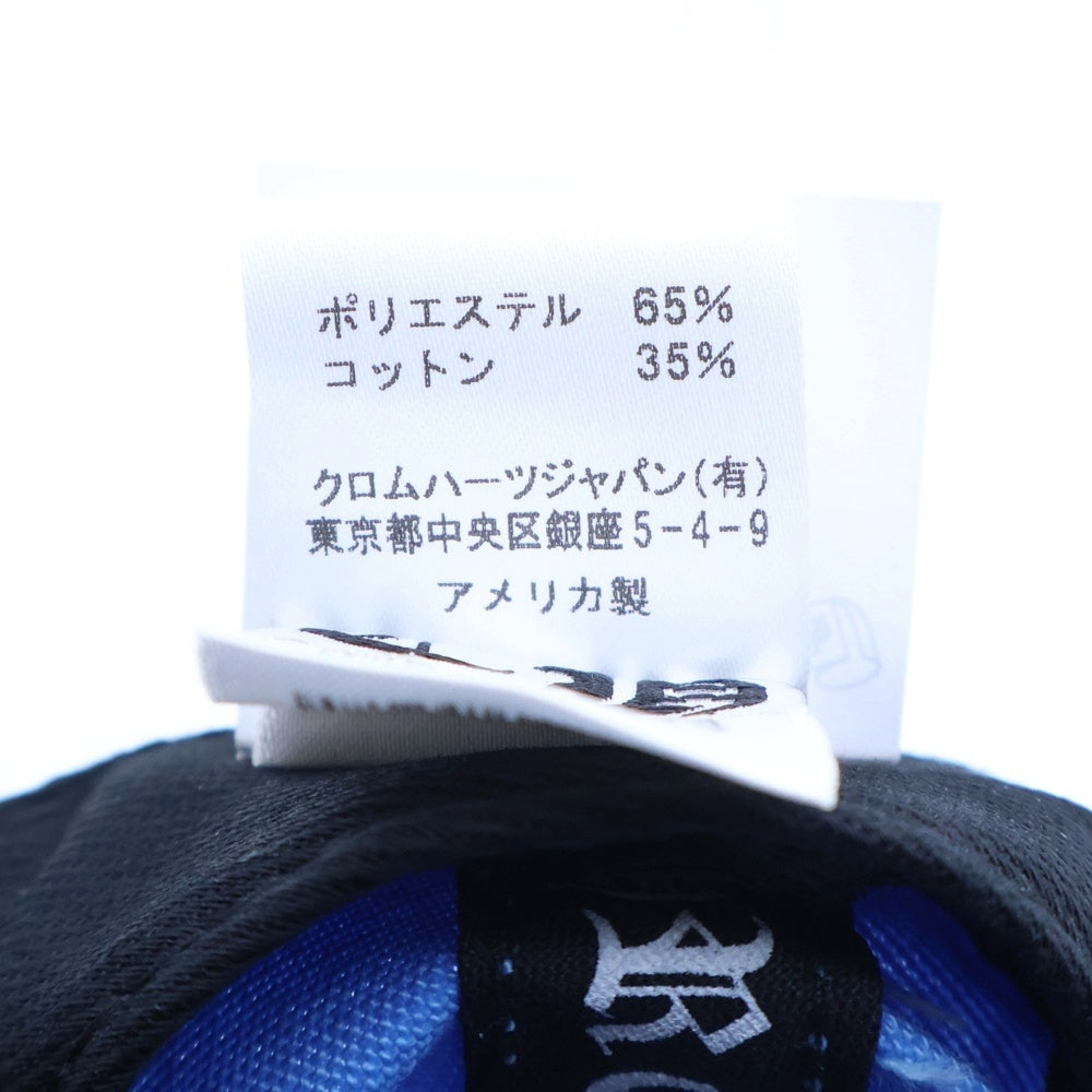 CHROME HEARTS(クロムハーツ) CH HAT CH刺繍ベースボール帽子 ブルー