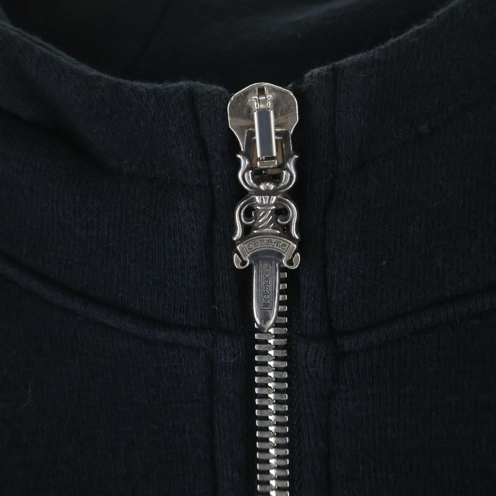 CHROME HEARTS(クロムハーツ) Y NOT CHプラスパッチ付きダブルジップアップパーカー ブラック