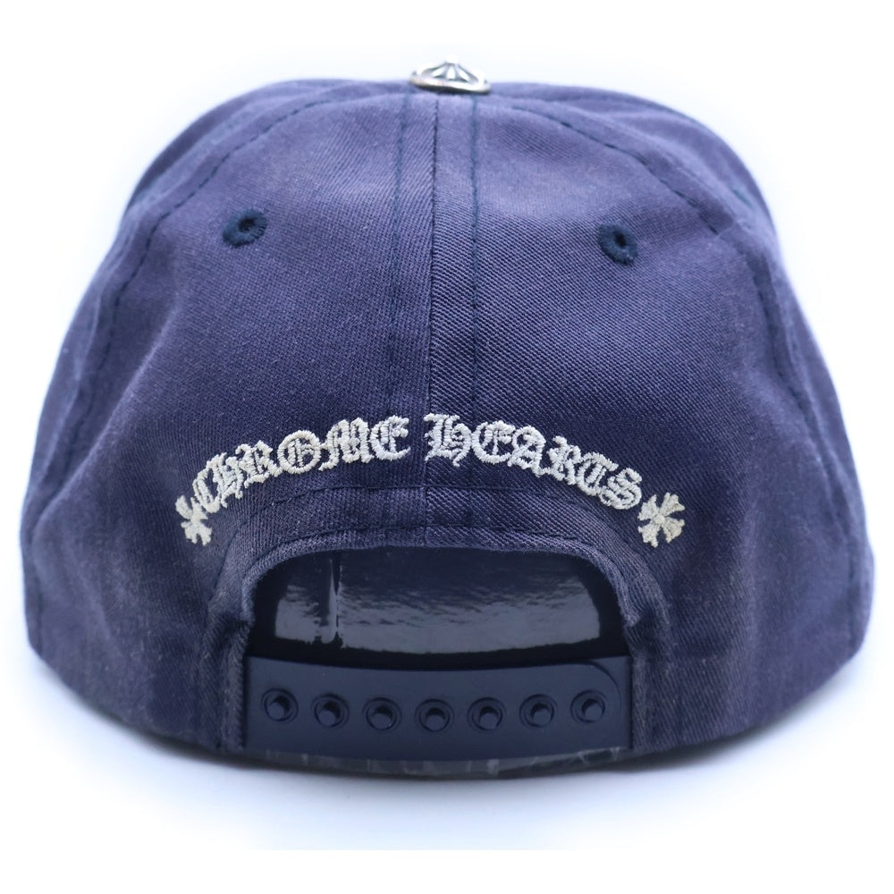 CHROME HEARTS(クロムハーツ) CH HAT CH刺繍ベースボールキャップ ネイビー