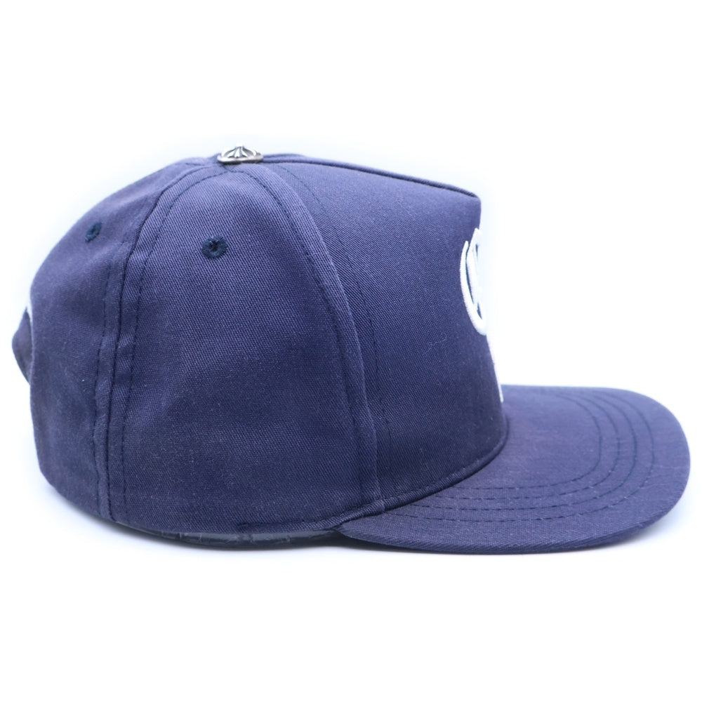 CHROME HEARTS(クロムハーツ) CH HAT CH刺繍ベースボールキャップ ネイビー