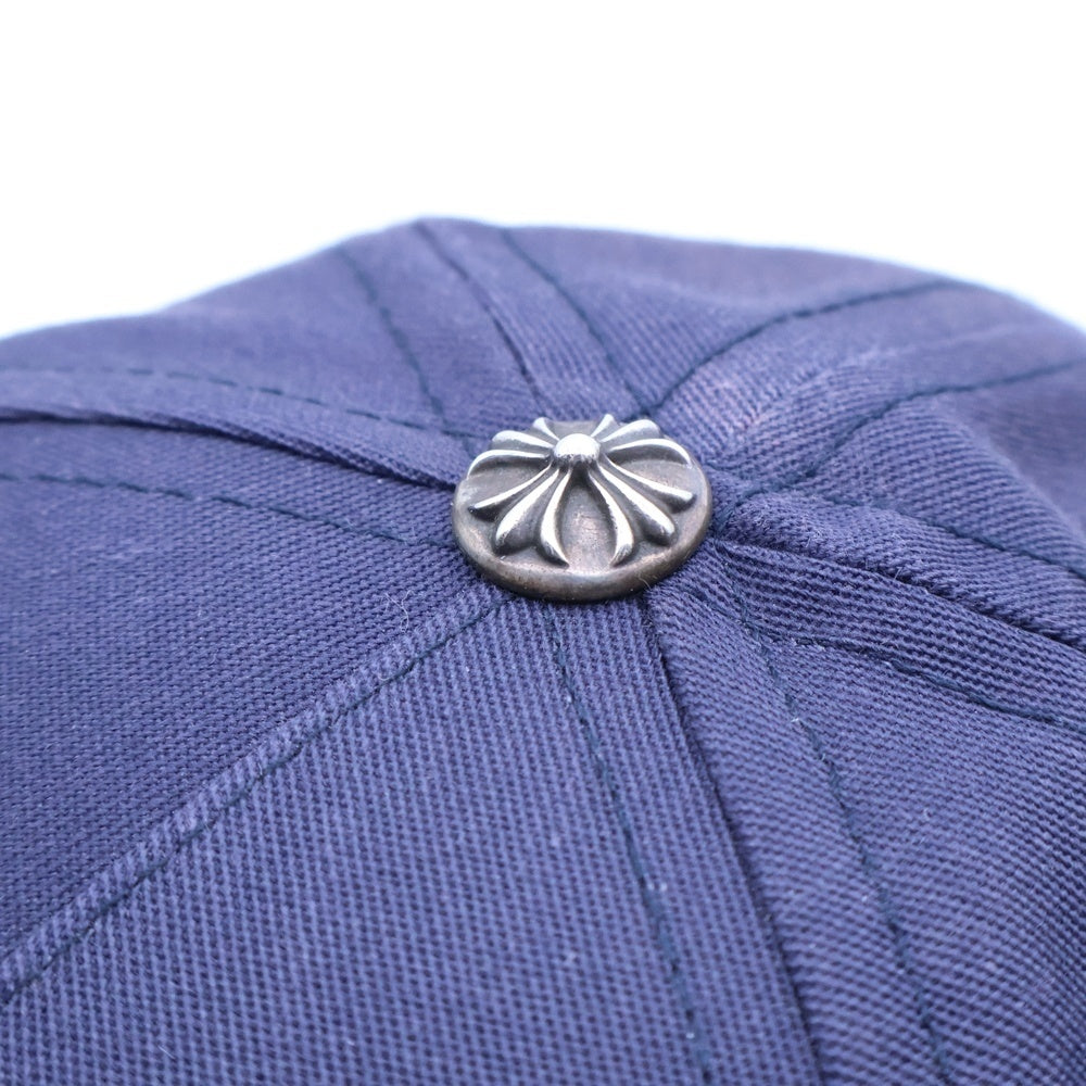 CHROME HEARTS(クロムハーツ) CH HAT CH刺繍ベースボールキャップ ネイビー