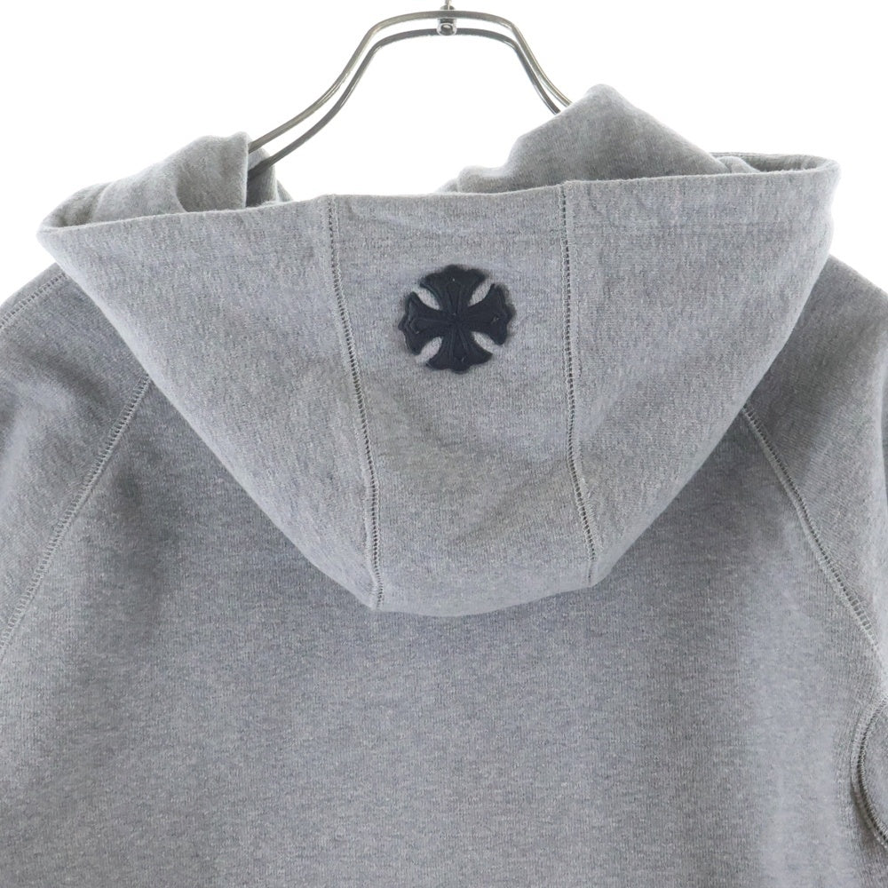 CHROME HEARTS(クロムハーツ) Y NOT CHプラスパッチ付きダブルジップアップ グレーパーカー