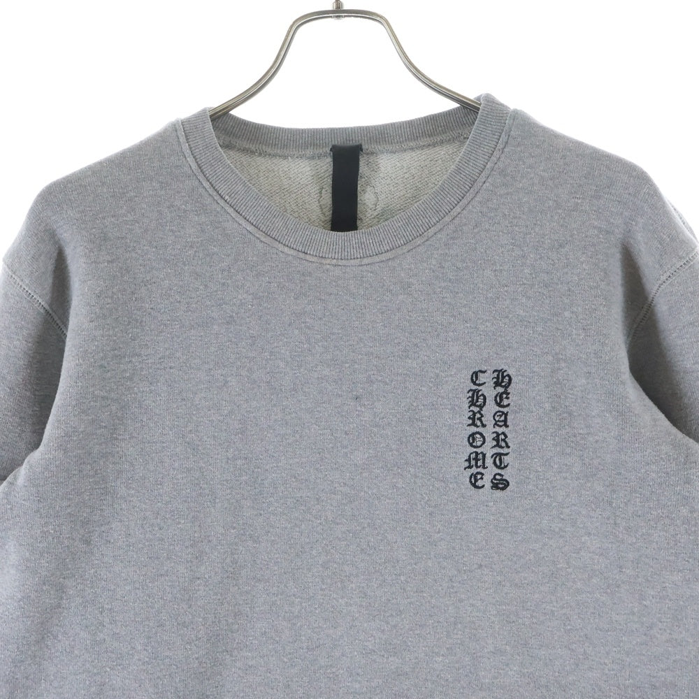 CHROME HEARTS(クロムハーツ) Y NOT CHプラスパッチクルーネックスウェット グレー